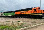 BNSF 2519 and BNSF 2745 (ex-BN 2241, exx CBQ 964)